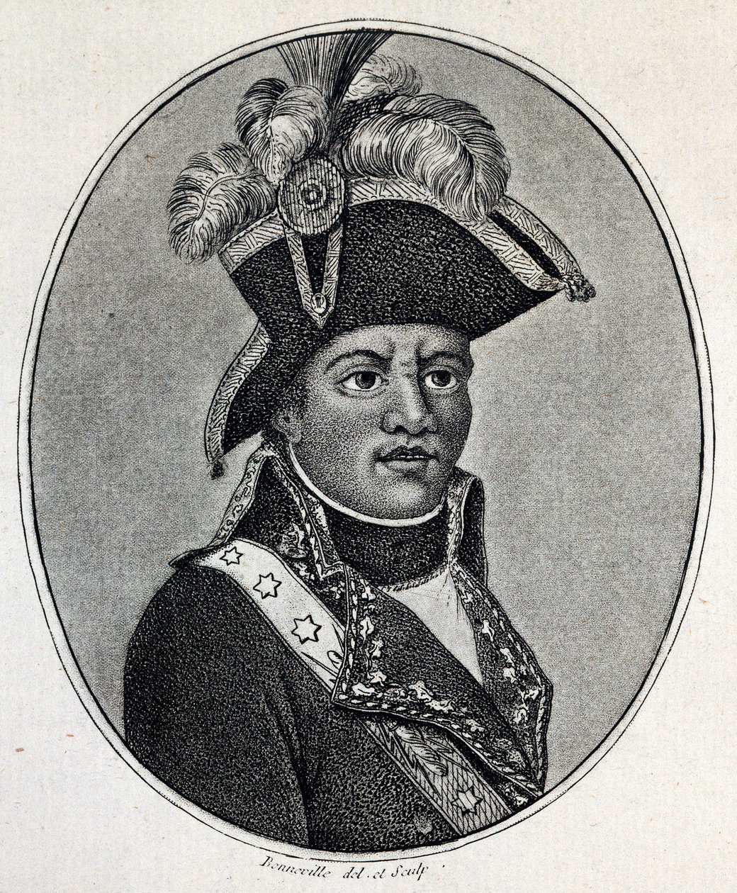 Portret Toussaint Louverture (Toussaint-Louverture) autorstwa Unknown artist