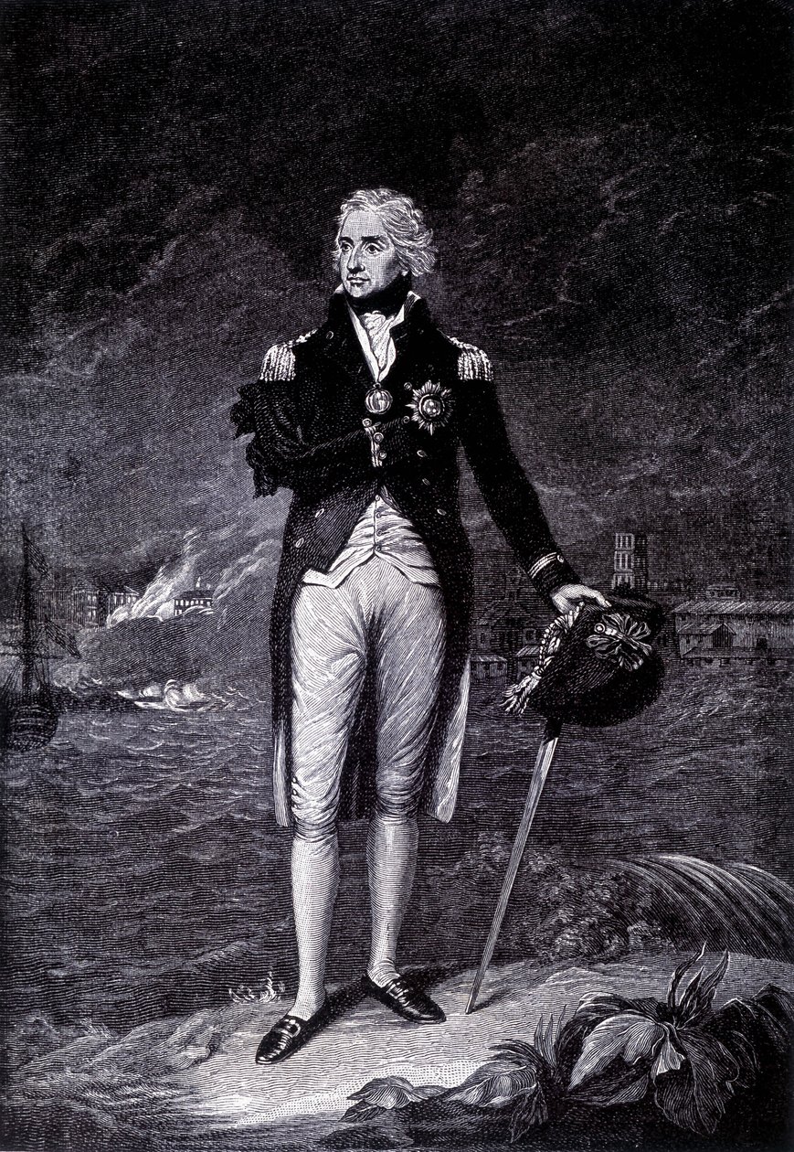 Portret wicehrabiego Horatio Nelsona (1758 - 1805), admirała brytyjskiego. autorstwa Unknown artist