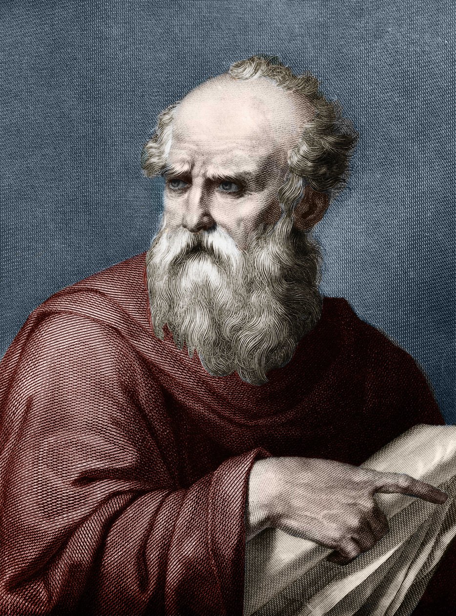 Portret Witruwiusza (Marcus Vitruvius Pollo) rzymskiego architekta żyjącego w I wieku p.n.e. autorstwa Unknown artist