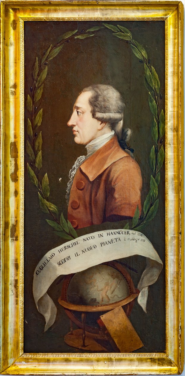 Portret Williama Herschela, Obserwatorium Astronomiczne „Giuseppe Piazzi”, Wieża Pisana autorstwa Unknown artist
