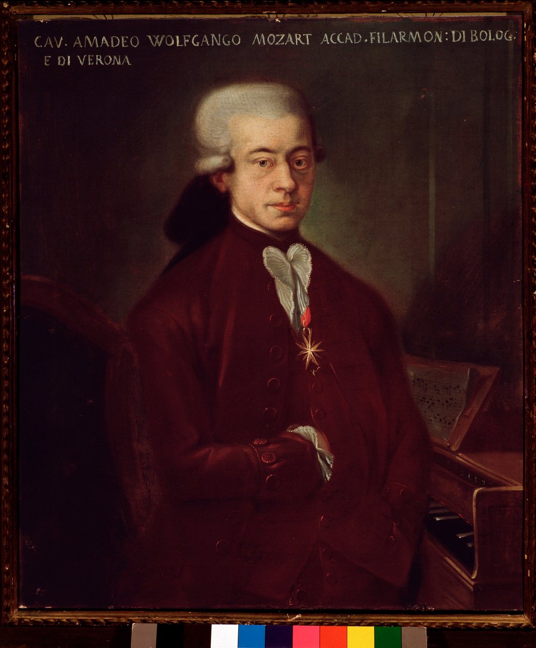 Portret Wolfganga Amadeusza Mozarta w wieku 21 lat (obraz autorstwa Unknown artist