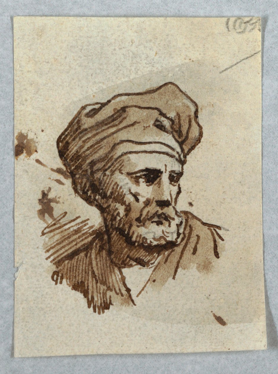 Portret mężczyzny w czapce autorstwa Unknown artist