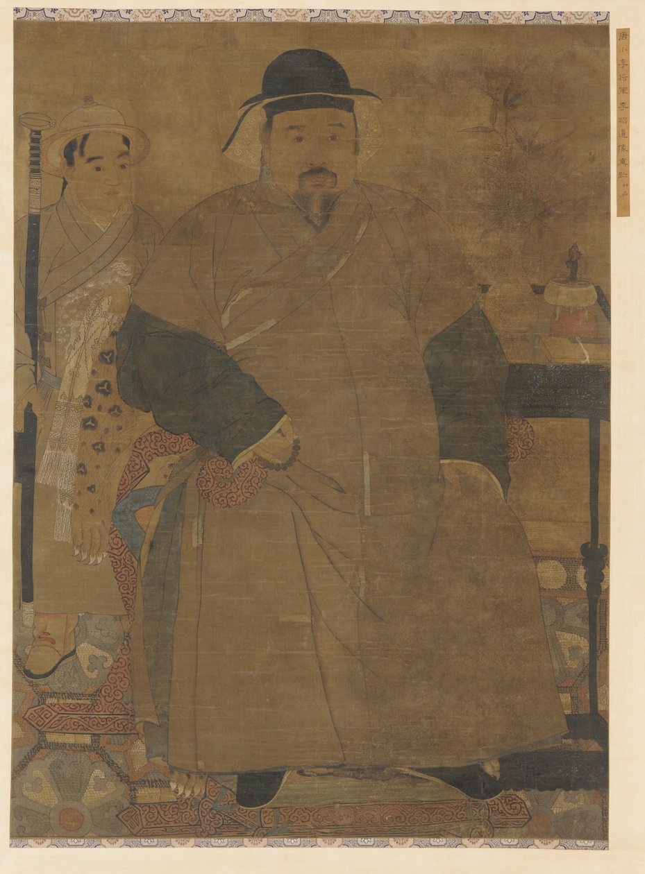 Portret mężczyzny i jego sługi autorstwa Unknown artist