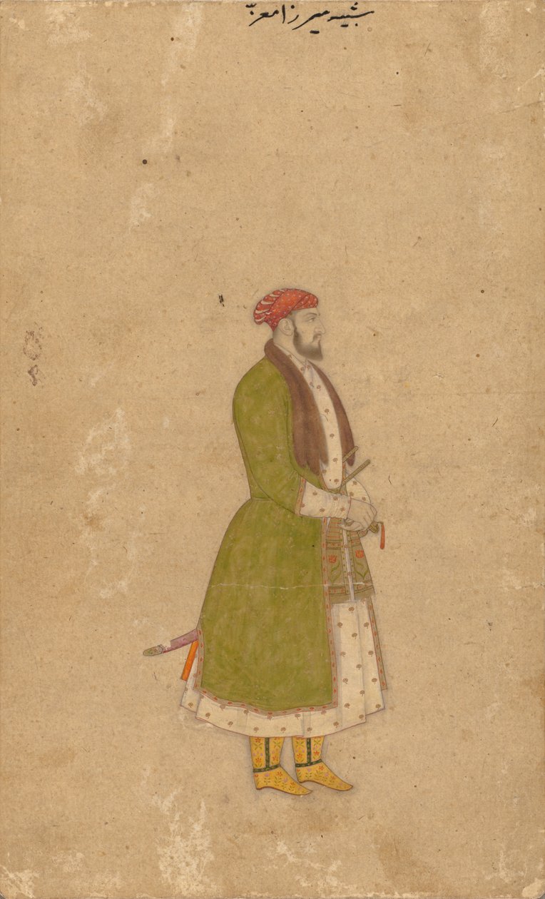Portret dworzanina Mirzy Muizz autorstwa Unknown artist