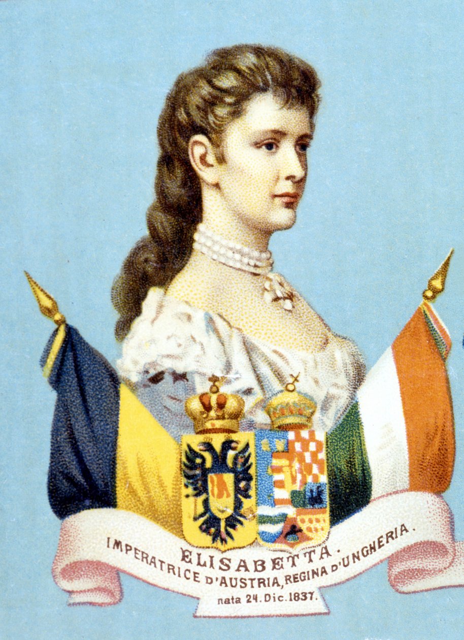 Portret cesarzowej Elżbiety Austrii (Sissi) (1837 - 1898) autorstwa Unknown artist