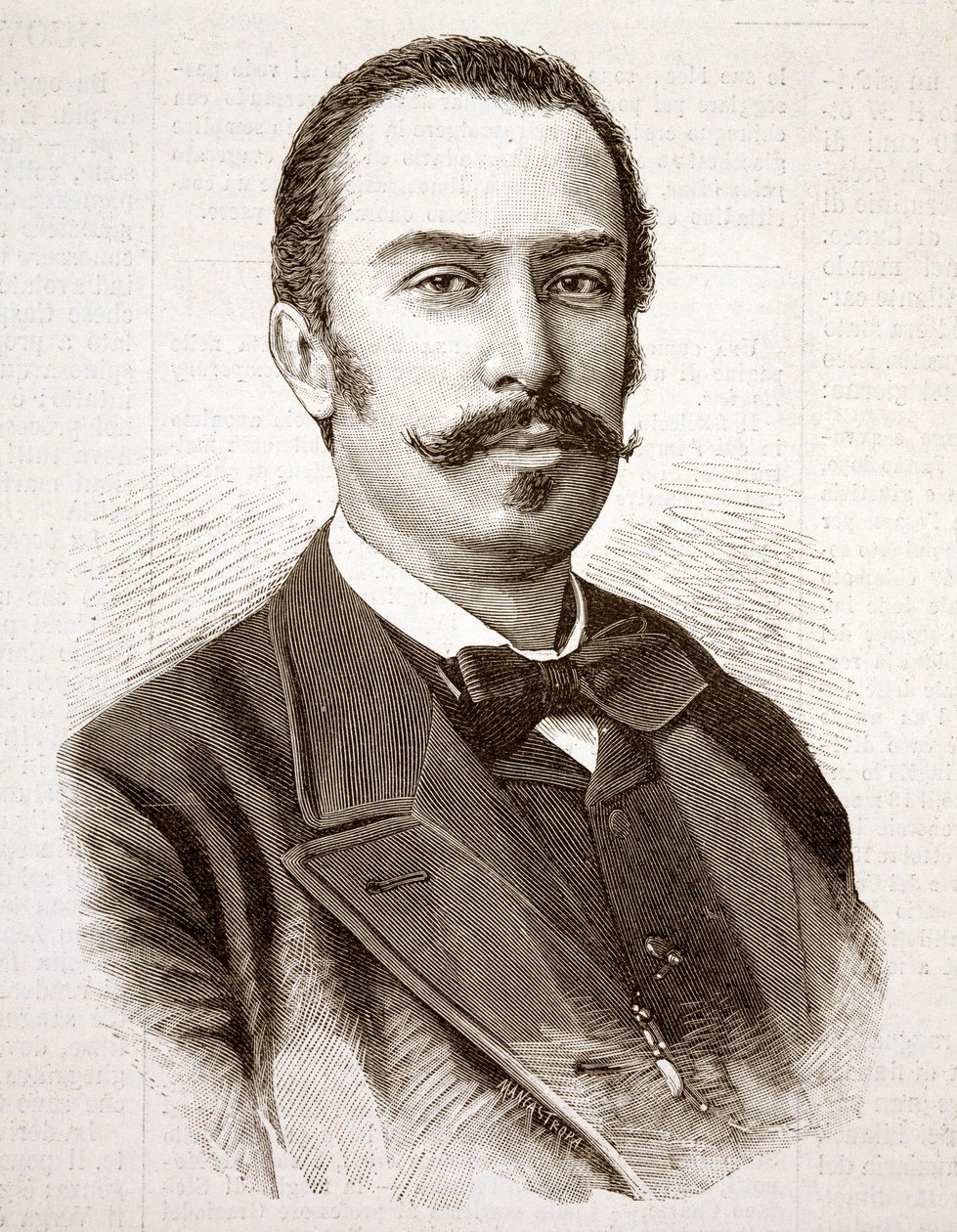 Portret włoskiego polityka Giovanniego Giolittiego (1842-1928). autorstwa Unknown artist