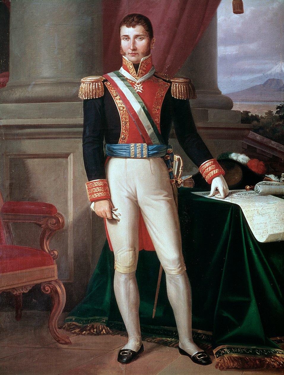 Portret cesarza meksykańskiego Agustina Iturbide