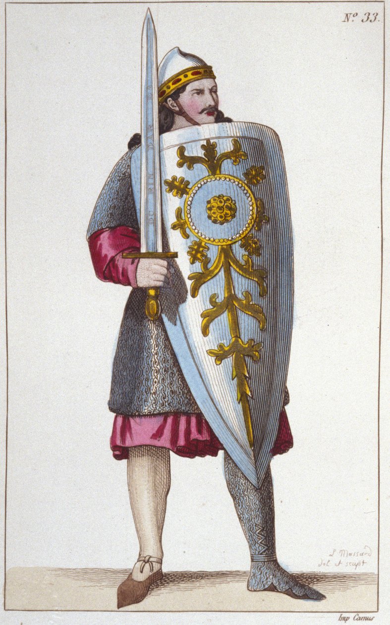 Portret paladyna Rolanda, bratanka Karola Wielkiego. autorstwa Unknown artist