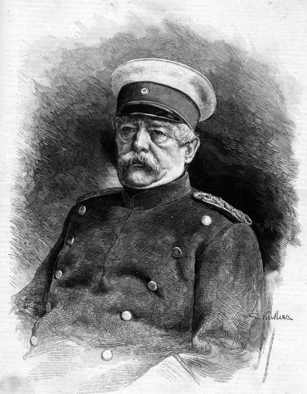Portret księcia Bismarcka (1815 - 1898). autorstwa Unknown artist