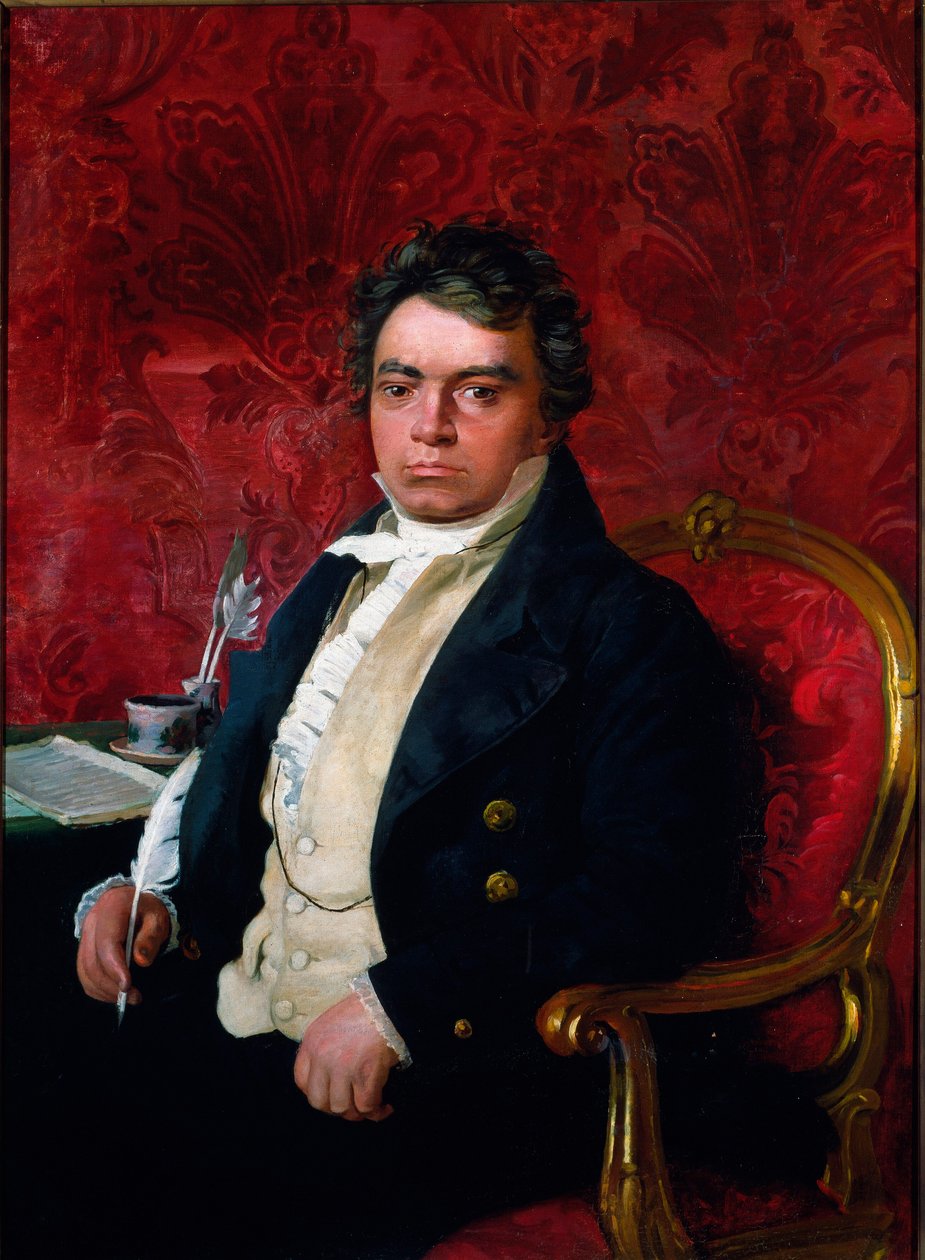 Portret kompozytora Ludwiga van Beethovena autorstwa Unknown artist