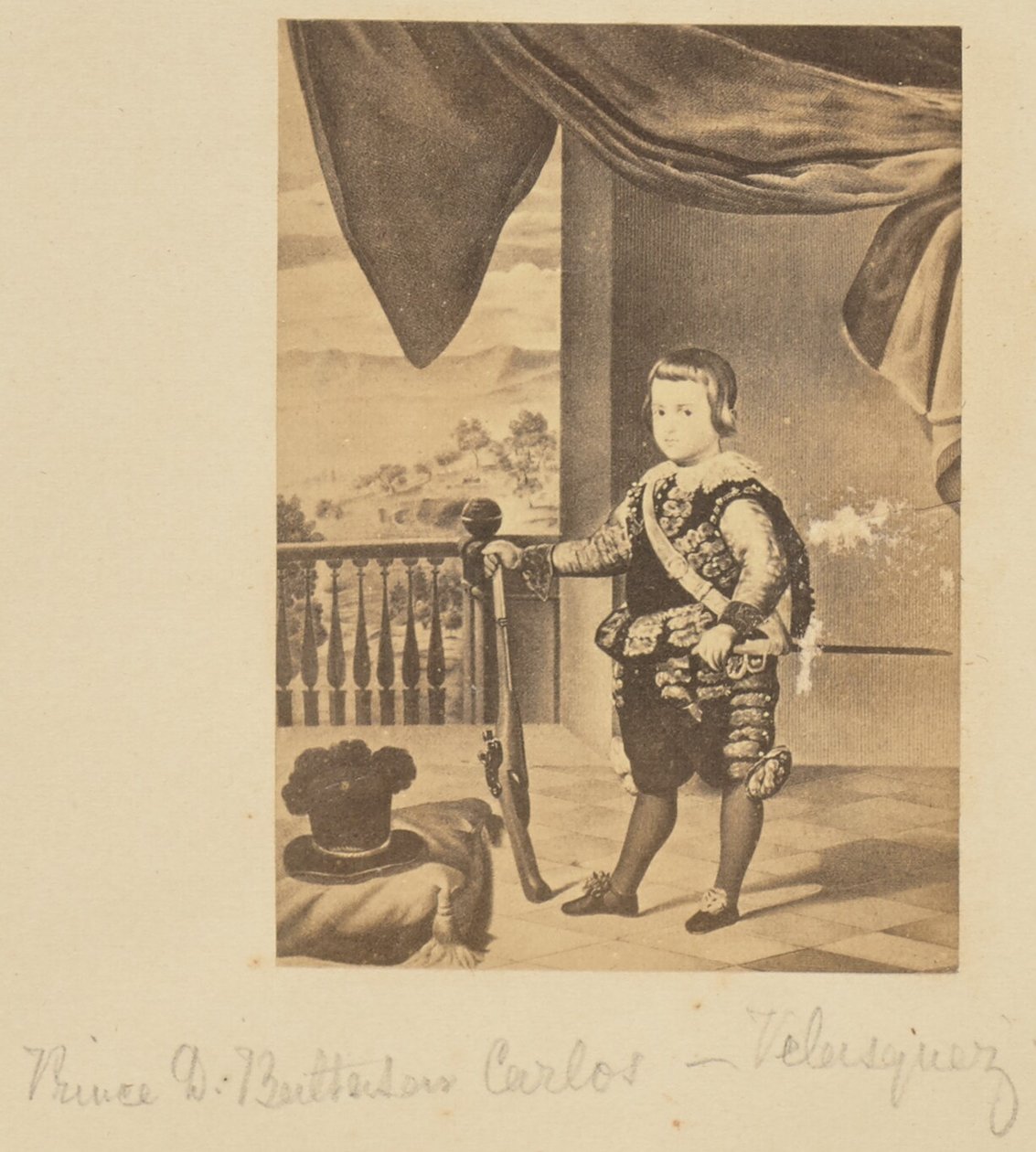 Książę D. Baltasar Carlos - Velasquez autorstwa Unknown artist