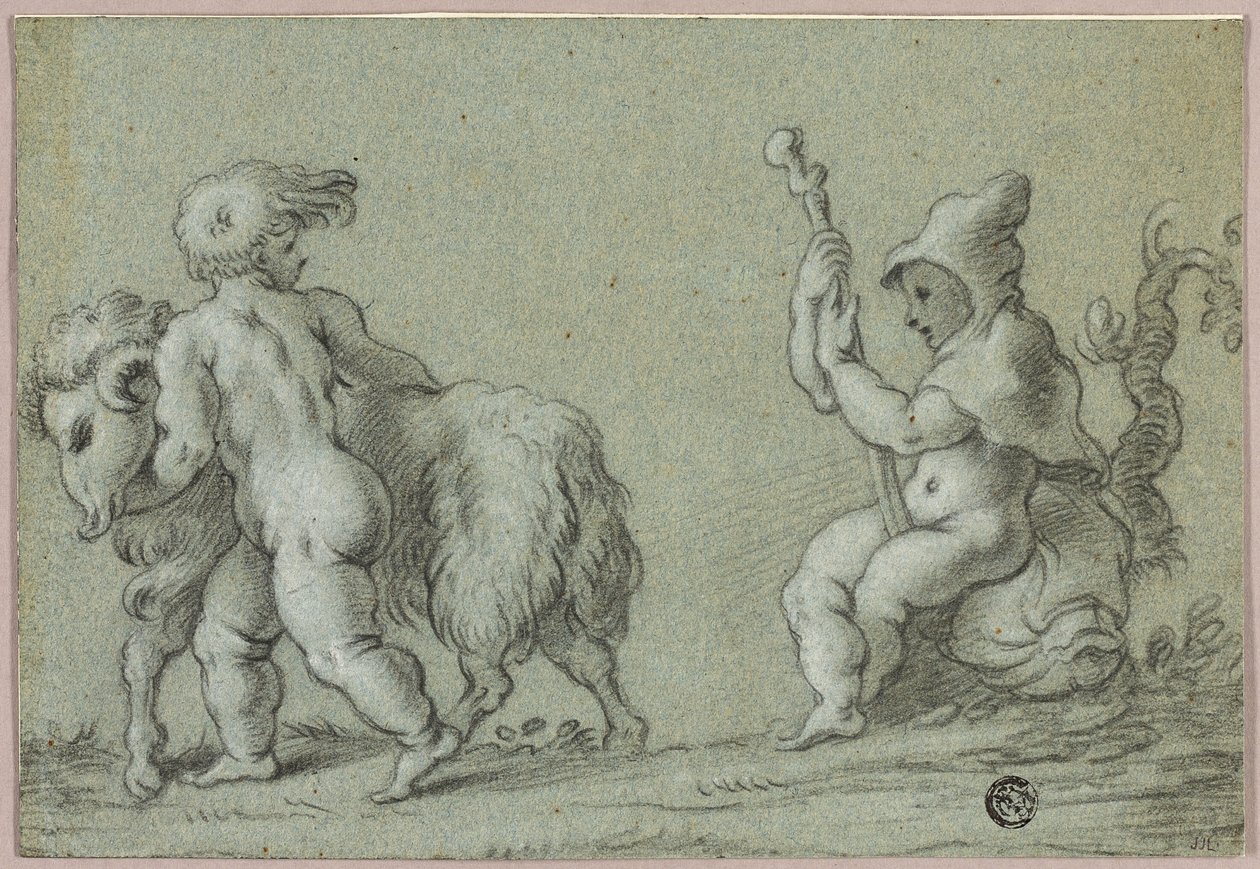 Putti jako pasterze autorstwa Unknown artist