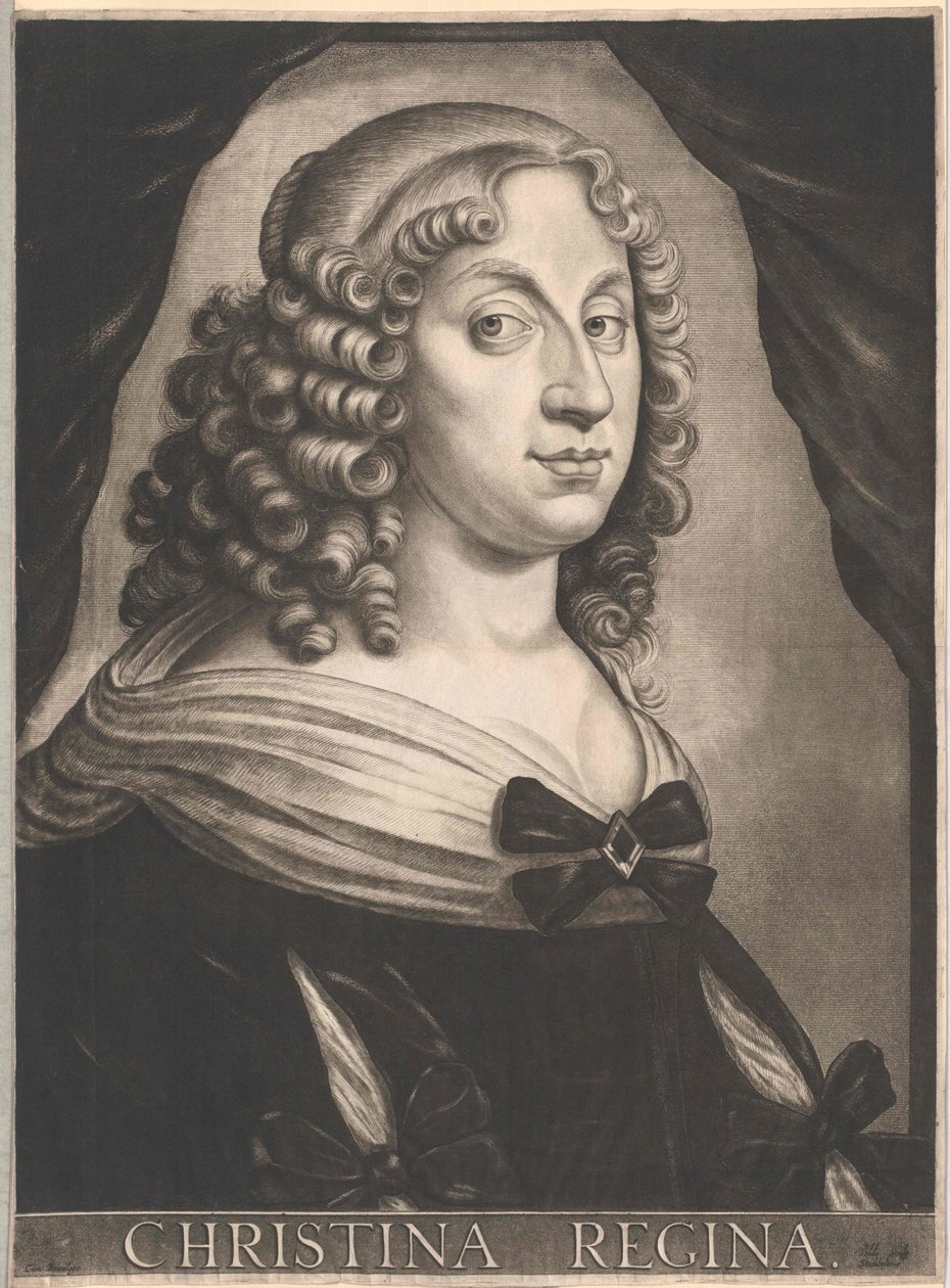 Królowa Szwecji Krystyna (druk) autorstwa Unknown artist