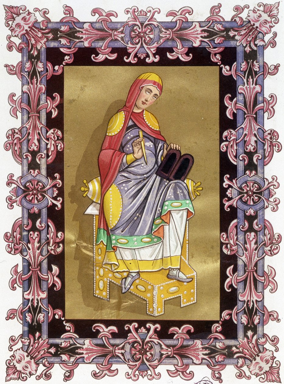 Radegonde (ok. 520 - 587), królowa Francji, żona Clotaire