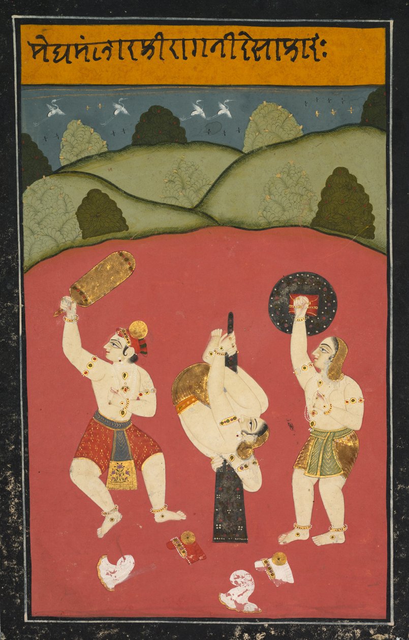 Ragini Desakh z Meghamalhar autorstwa Unknown artist