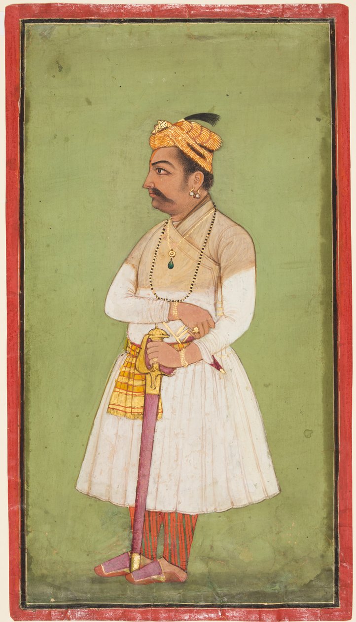 Raja Hari Sen z Mandi (r. 1604-1623-37) autorstwa Unknown artist