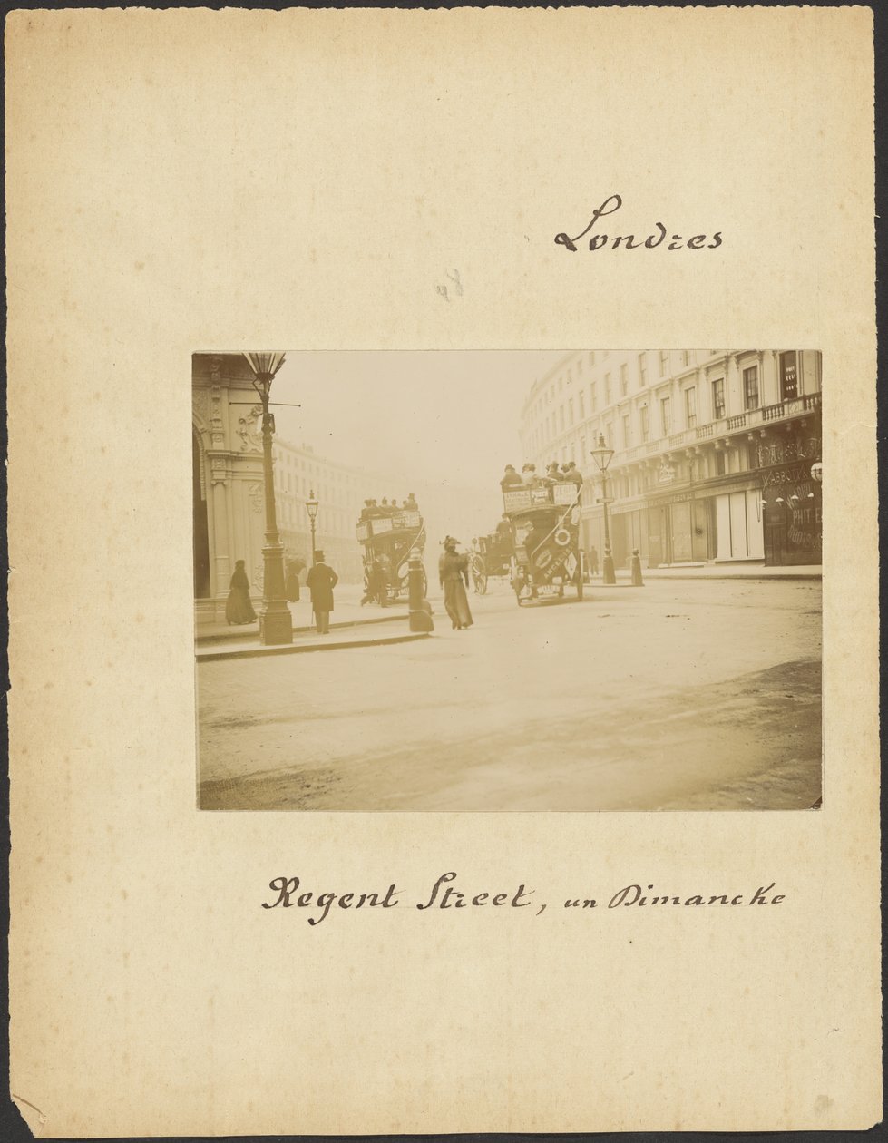 [Regent Street, Londyn] autorstwa Unknown artist