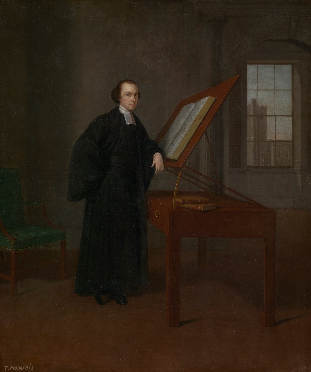 Ks. dr Thomas Haweis (1734-1820), b.d. (olej na płótnie) autorstwa Unknown artist