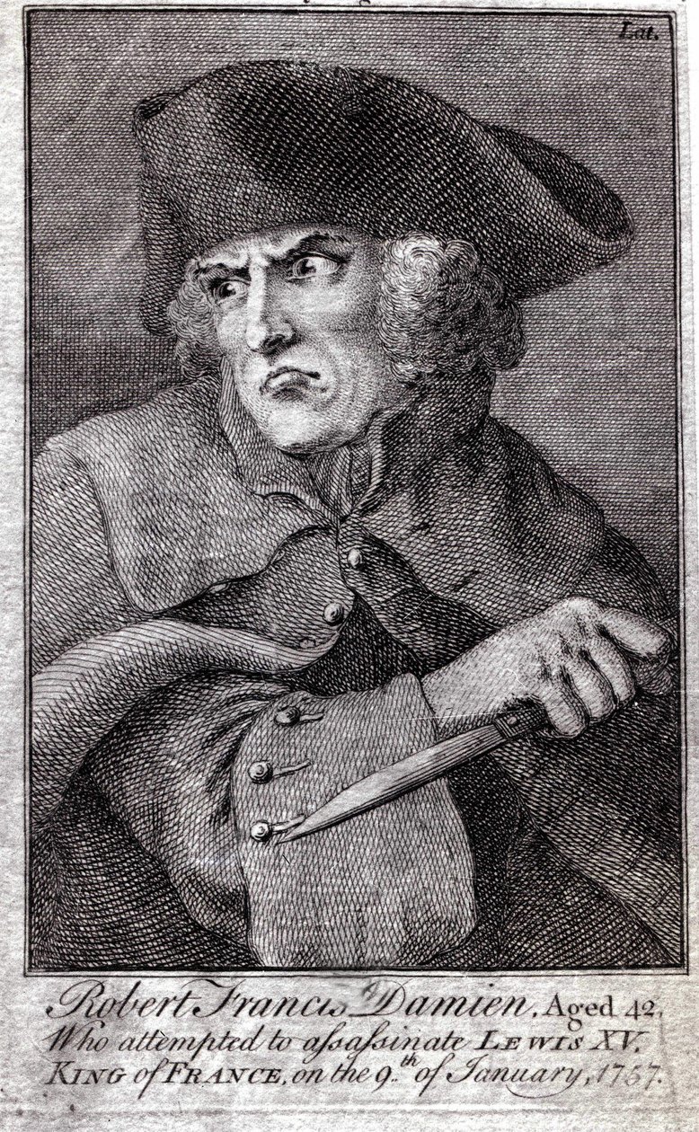 Robert Francois Damiens (Robert Francois Damiens) autorstwa Unknown artist