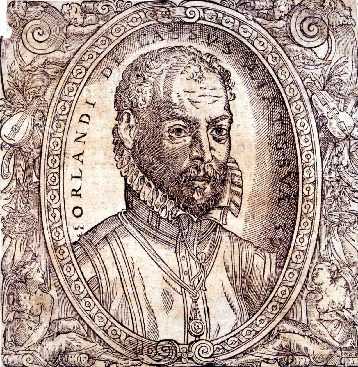 Rolanda de Lassusa. (Orlando di Lasso) 1532-1594 kompozytor francusko-flamandzki autorstwa Unknown artist