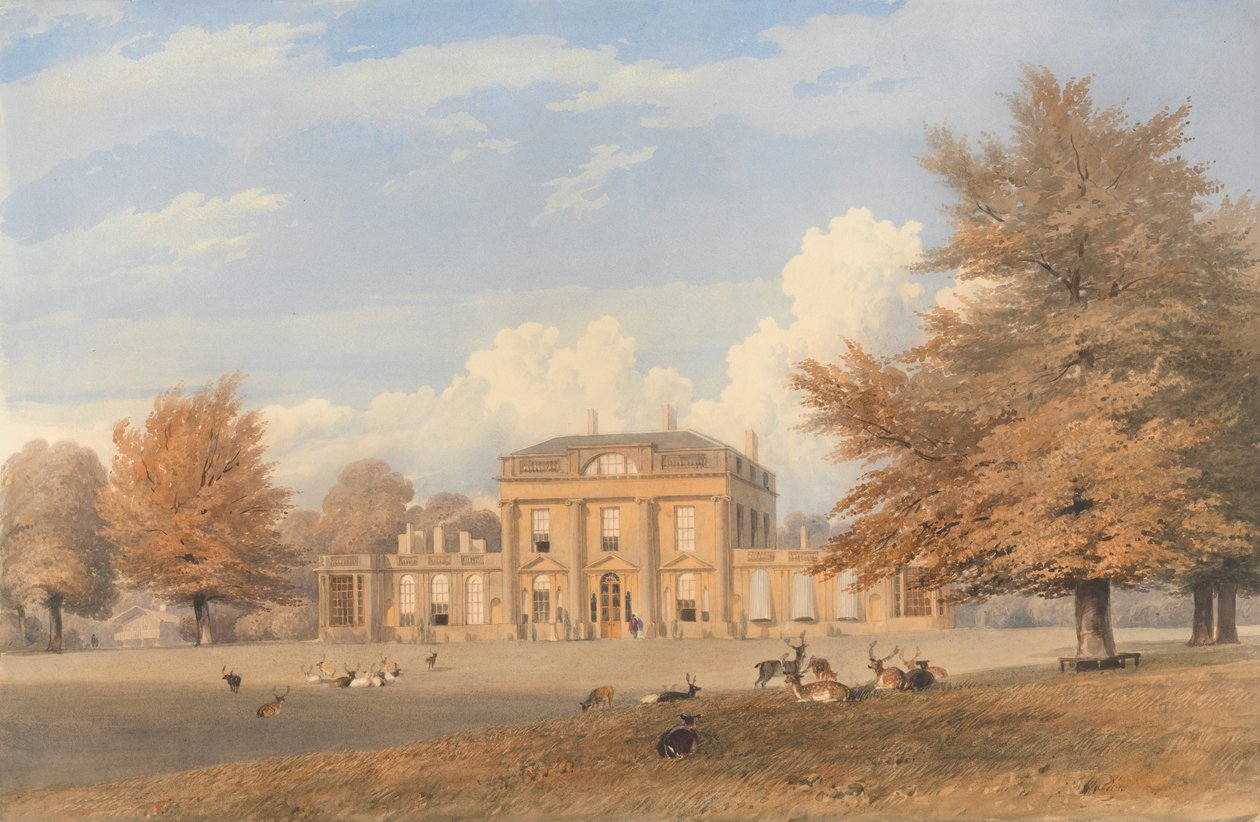Roundway Park, Wiltshire: Widok zewnętrzny autorstwa Unknown artist