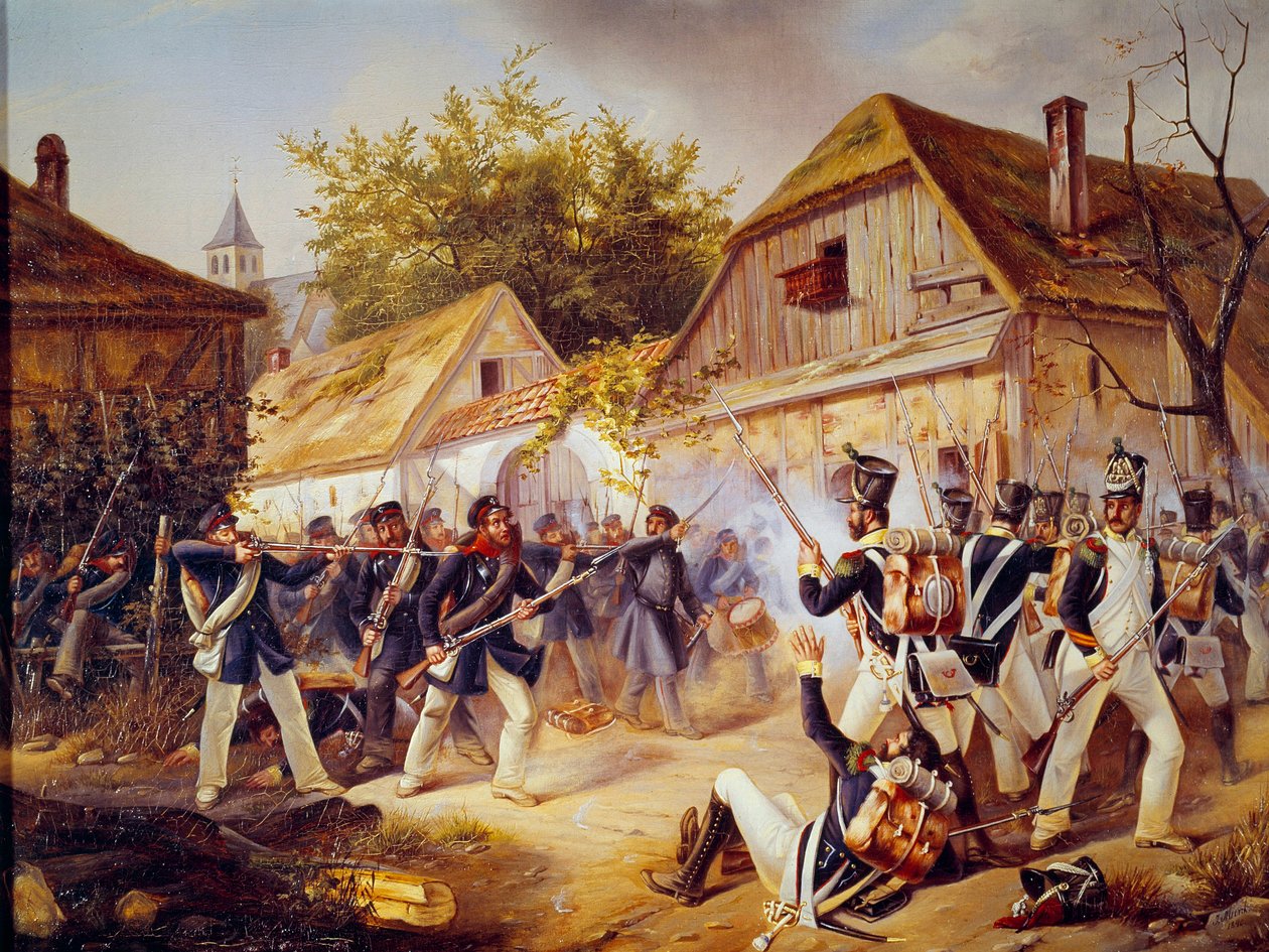 Kampania rosyjska: „Poddanie wojsk Vandamme bitwie pod Chełmem (Kulm) w dniu 30.08.1813 r.”” 1813 Paryż, Muzeum Armee autorstwa Unknown artist