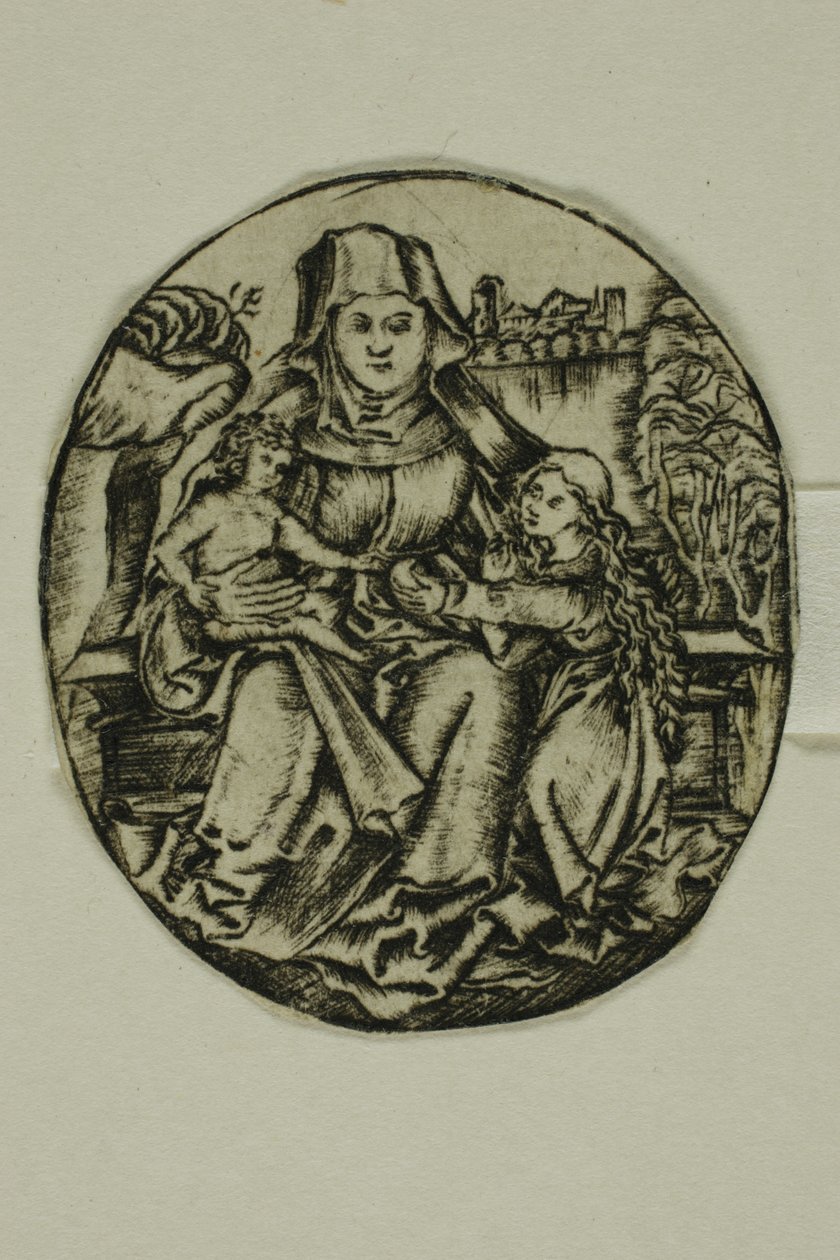Św. Anna, Dziewica i Dzieciątko autorstwa Unknown artist