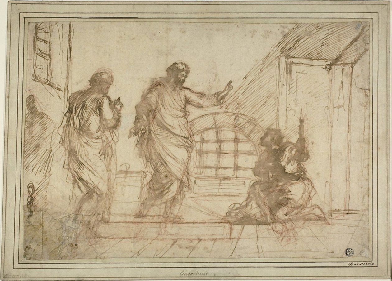 Św. Paweł i dozorca autorstwa Unknown artist