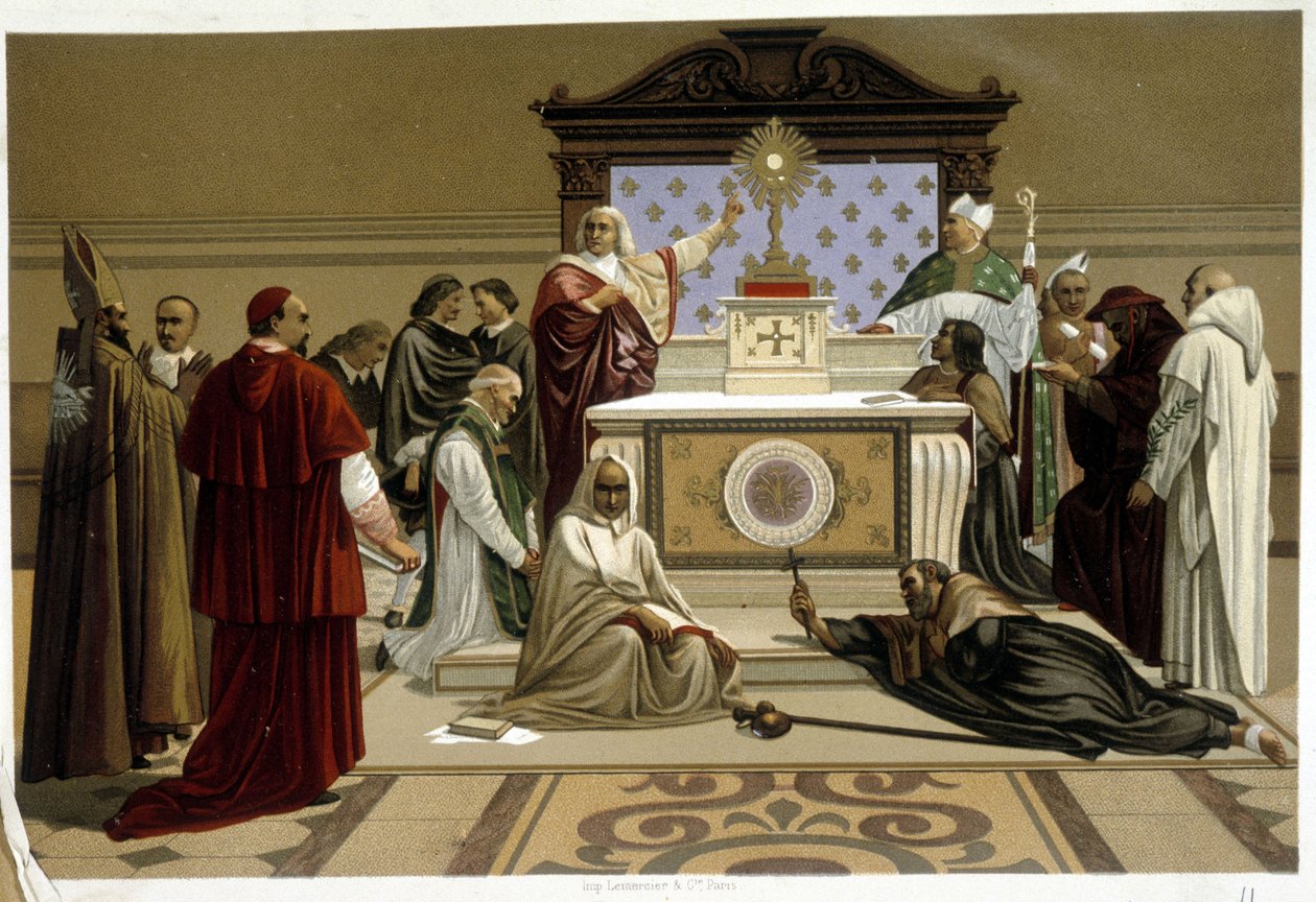 św. Wincentego a Paulo teologa ap. malarstwo b.d.19e autorstwa Unknown artist