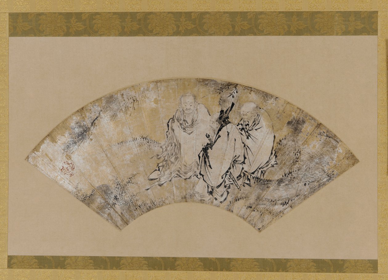 Sakjamuni, Konfucjusz i Lao-tzu pod sosną autorstwa Unknown artist