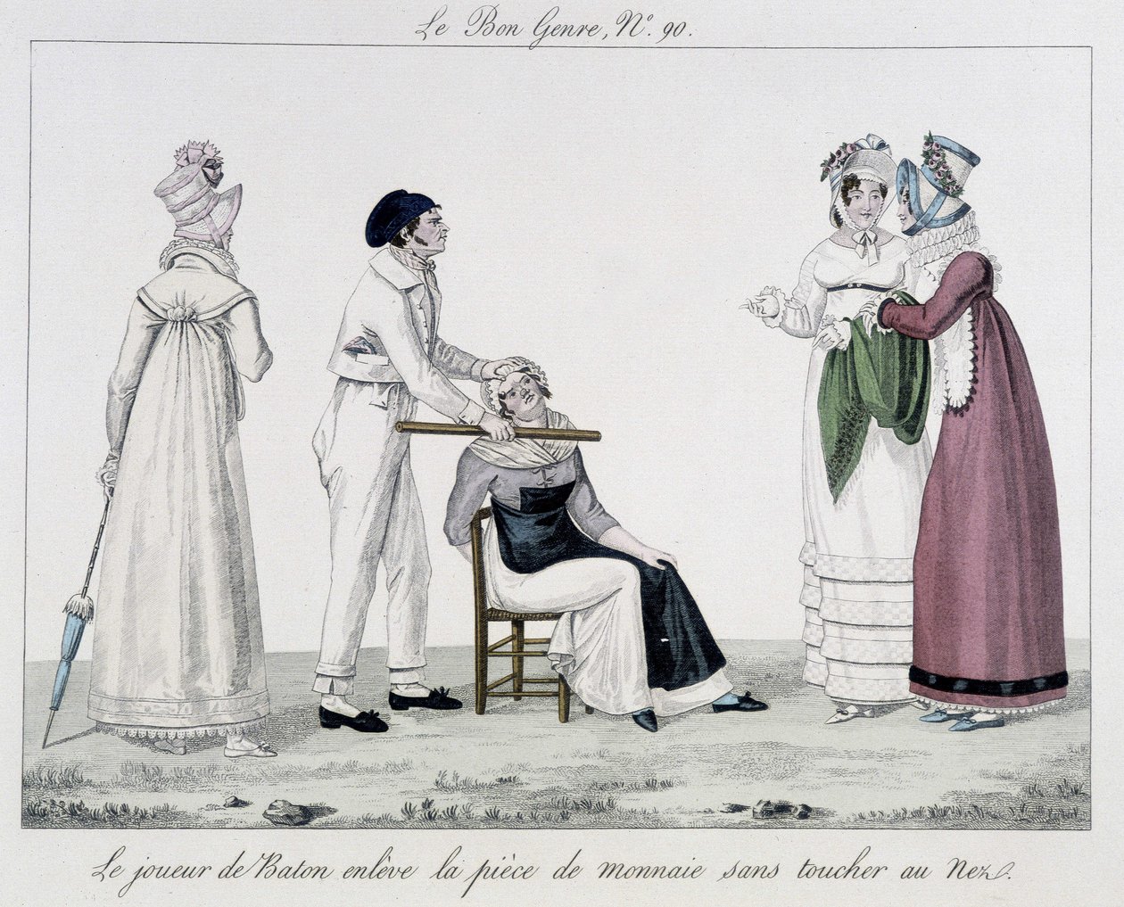 Saltimbanque: pałkarz - w „Dobrym gatunku”, deb. 19 wiek autorstwa Unknown artist