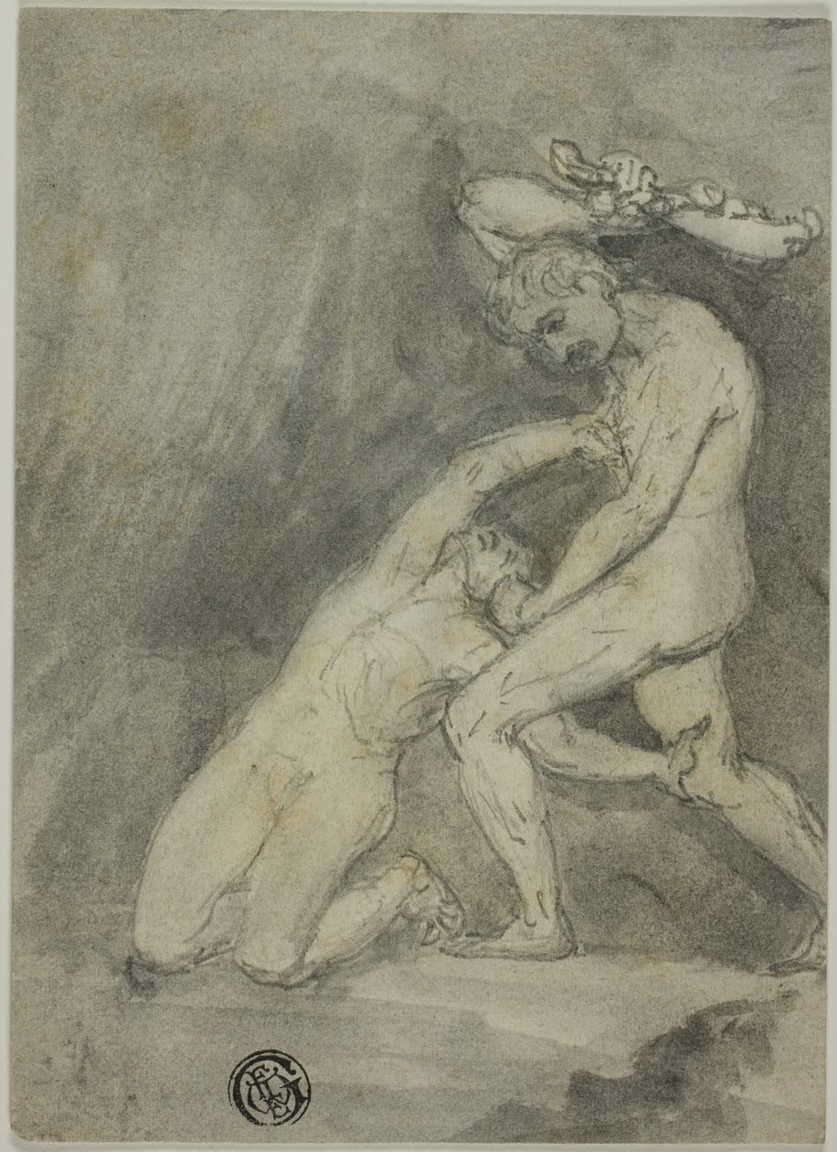 Samson zabija Filistyna autorstwa Unknown artist