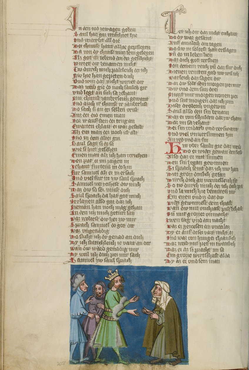 Saul i czarownica z Endor autorstwa Unknown artist