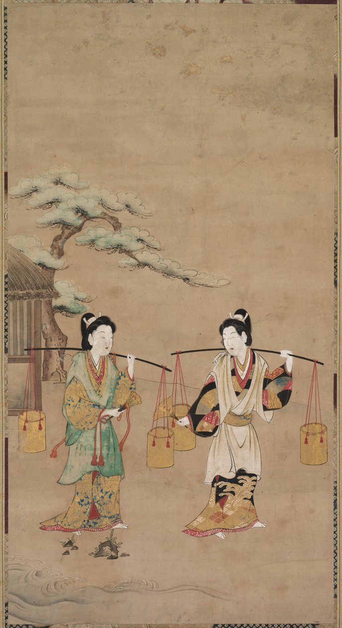 Scena z Noh Play autorstwa Unknown artist