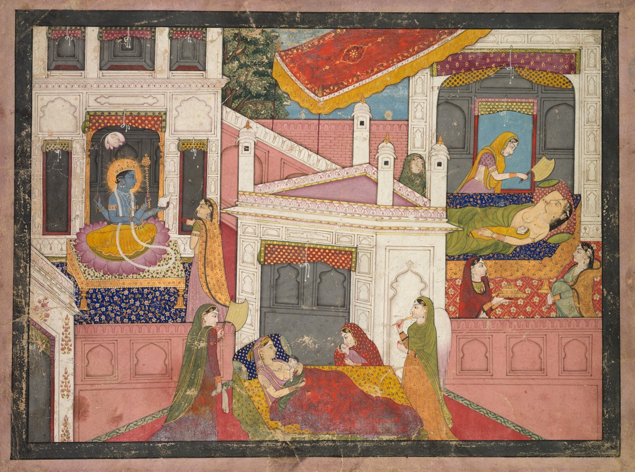 Sceny z narodzin Ramai autorstwa Unknown artist