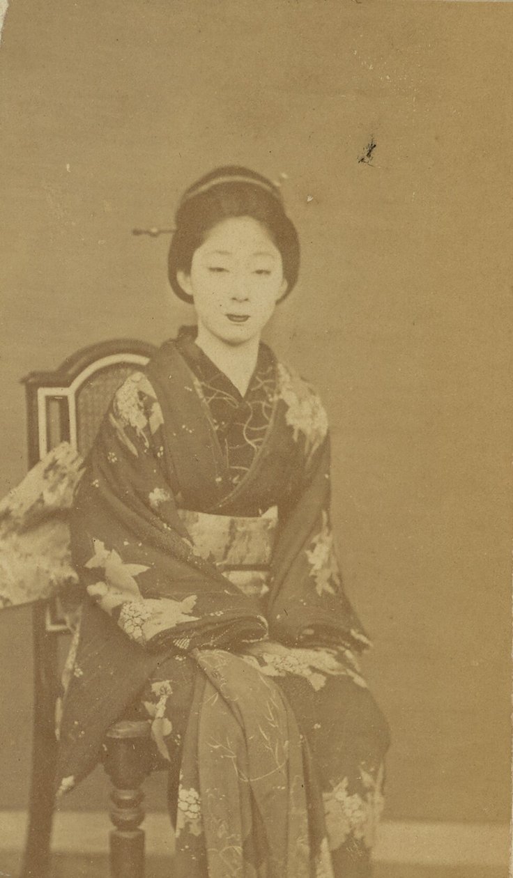 [Siedząca Japonka] autorstwa Unknown artist