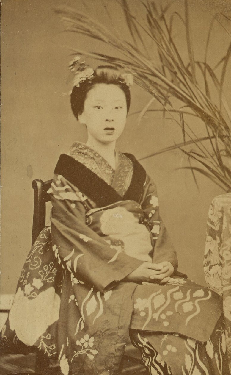 [Siedząca Japonka] autorstwa Unknown artist