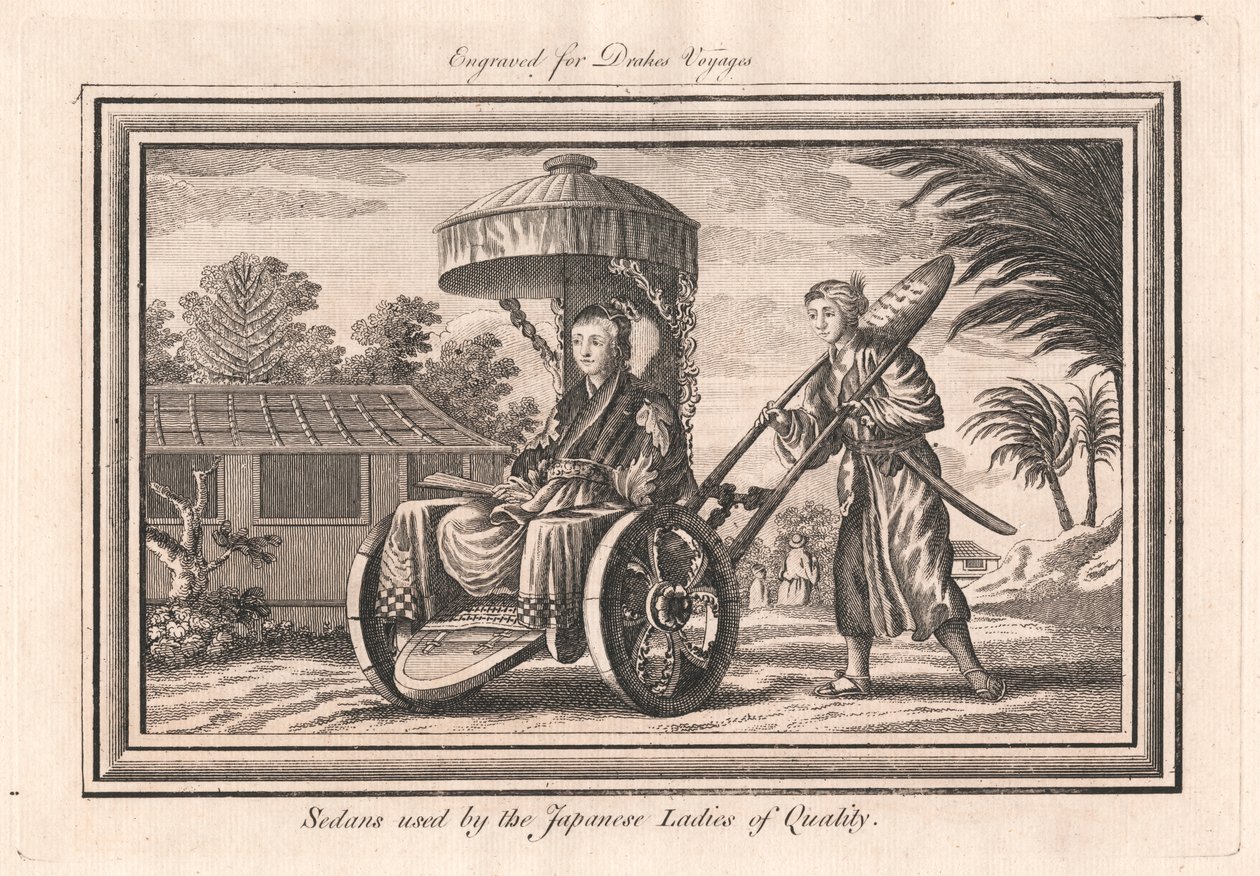 Sedany używane przez japońskie Panie Jakości autorstwa Unknown artist