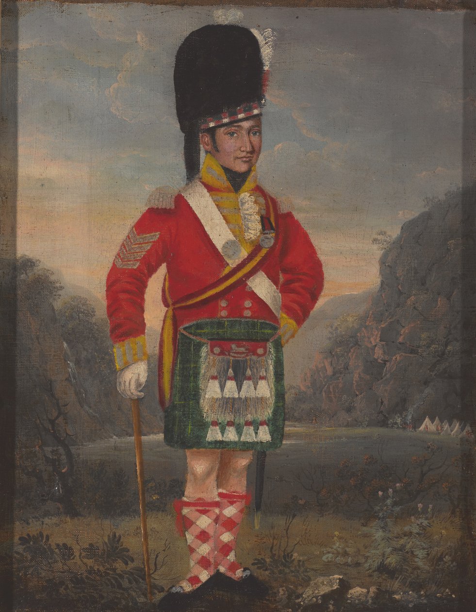 Sierżant, 92. góral, 1816 ok autorstwa Unknown artist
