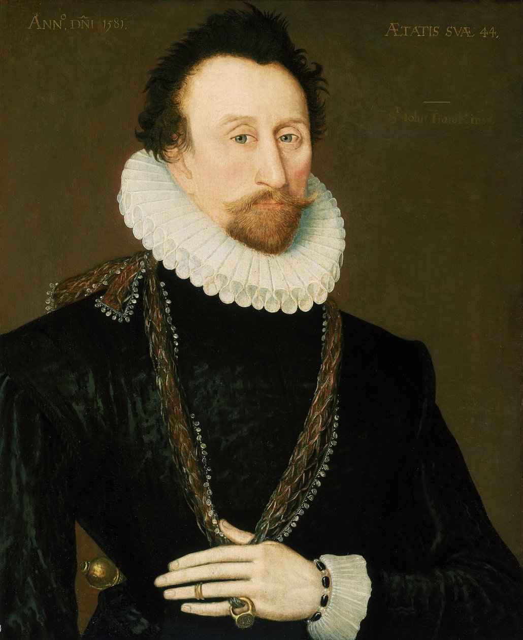 Sir John Hawkins (1532-1595) autorstwa Unknown artist