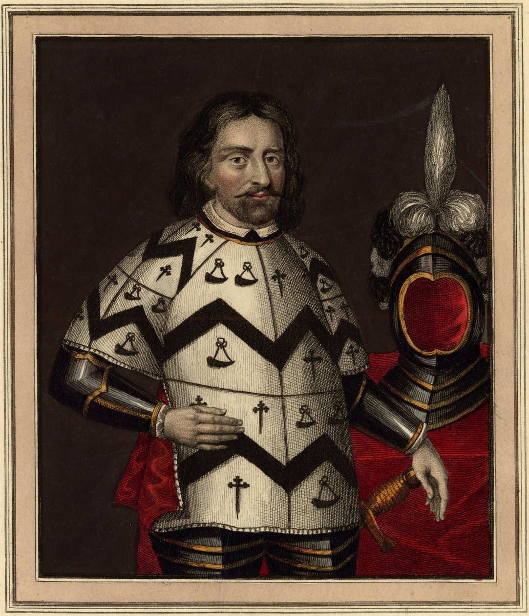 Sir Richard Sutton (1460-1524), angielski prawnik - Anonimowy - 1815 - Aquatint - 17x14,7 - Prywatna kolekcja autorstwa Unknown artist