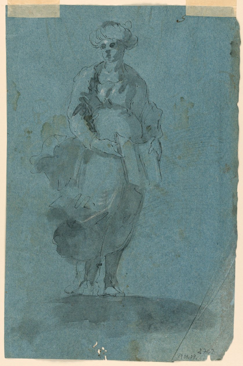 Szkice A) Sybilla (?); B) Głoszenie św. Jana autorstwa Unknown artist