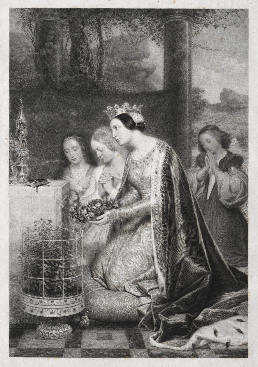 Św. Amelia Królowa Węgier autorstwa Unknown artist