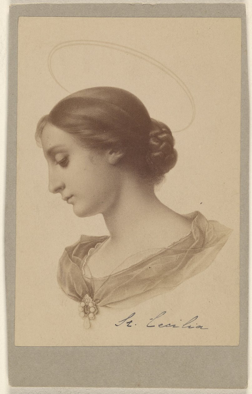 Święta Cecylia autorstwa Unknown artist