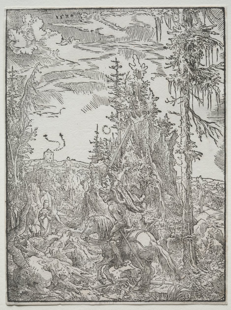 Św. Jerzy i Smok autorstwa Unknown artist