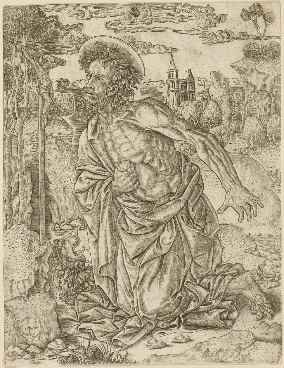 Św. Hieronim w pokucie autorstwa Unknown artist