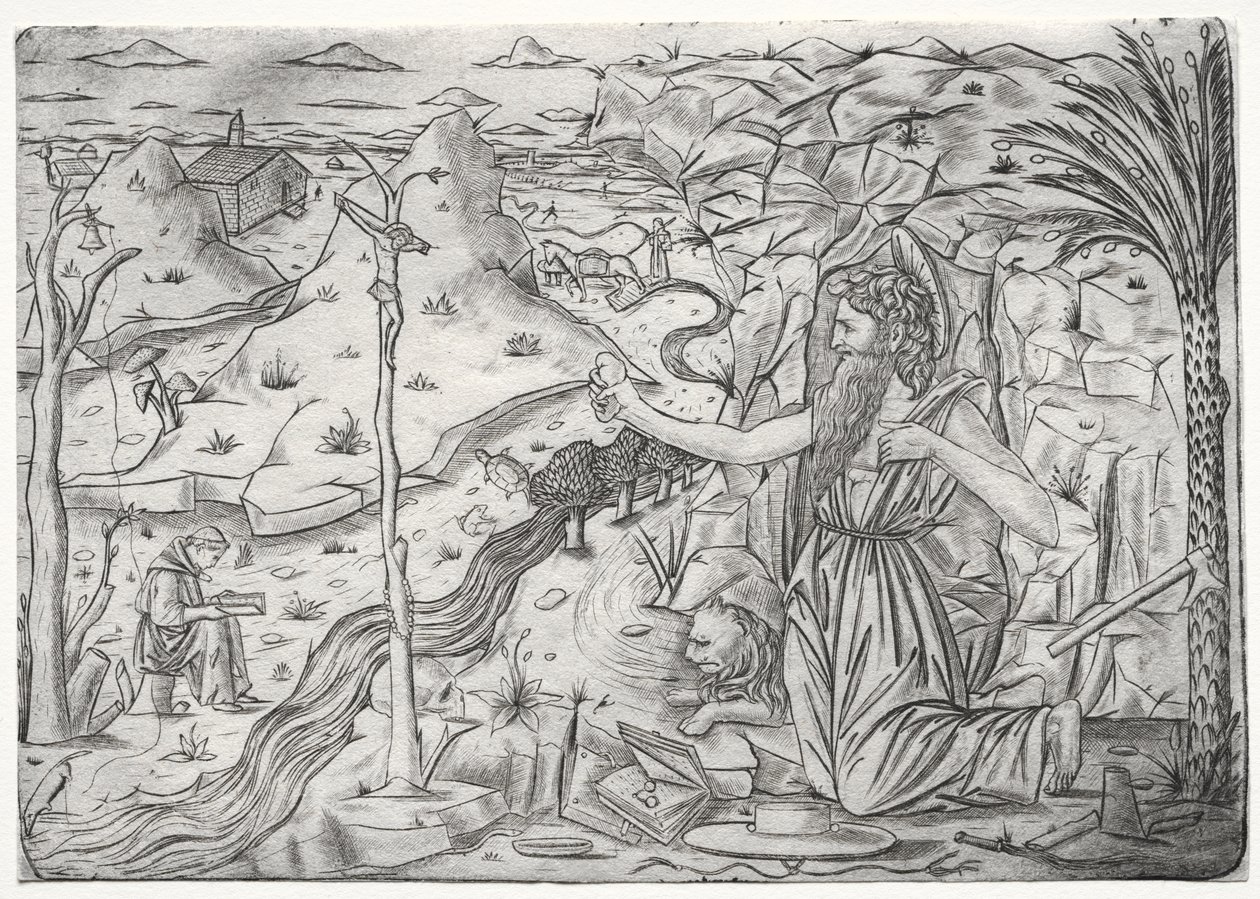 Św. Hieronim w pokucie autorstwa Unknown artist