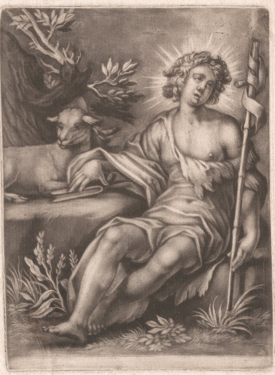 Św. Jana z Barankiem autorstwa Unknown artist