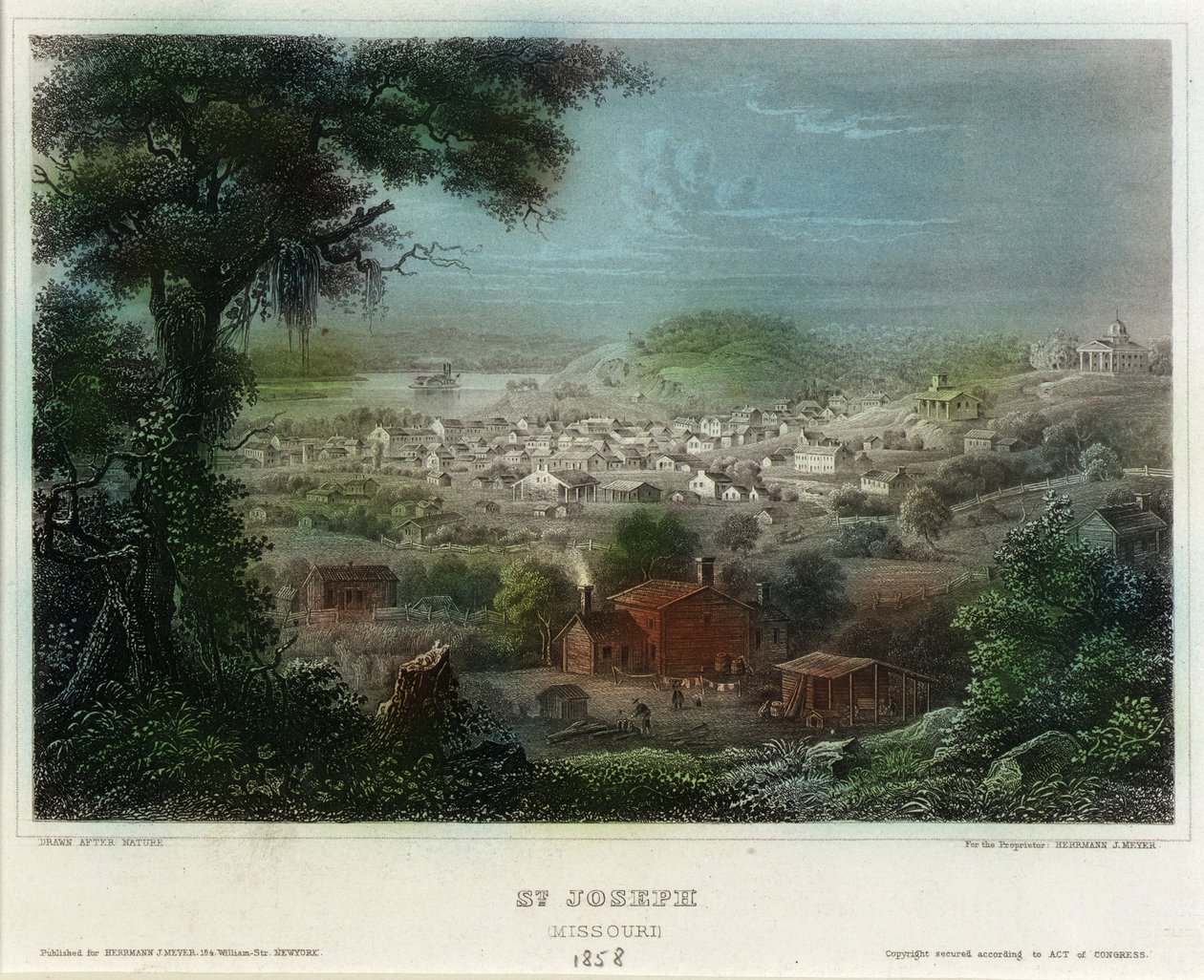 St. Joseph (Missouri) autorstwa Unknown artist