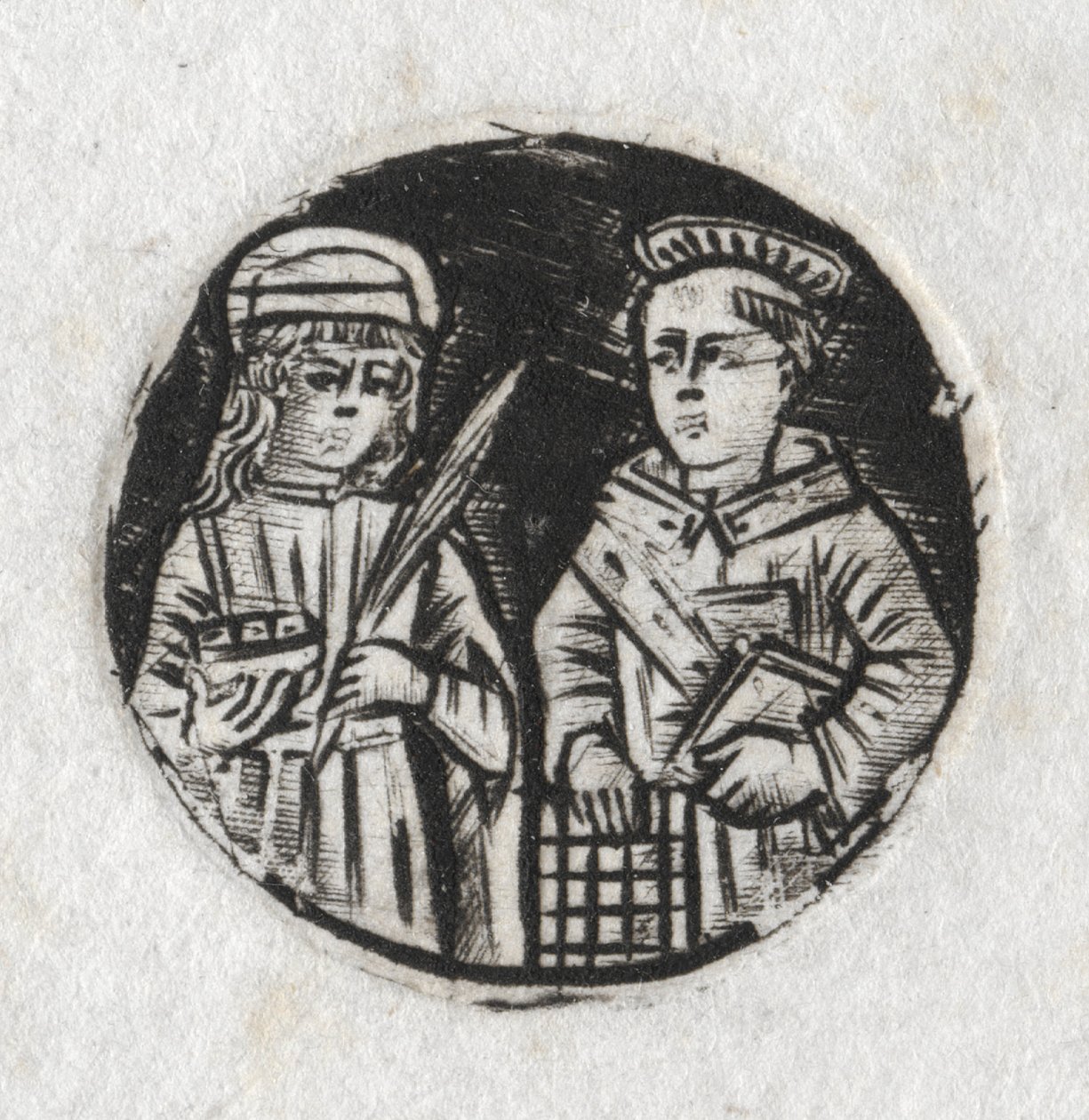 Św. Wawrzyńca i Św. Łucji autorstwa Unknown artist